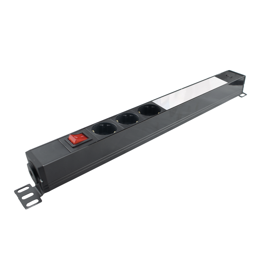 On/Off Butonlu Ledli USB'li 3'lü Grup Priz